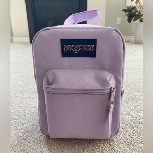 Jansport like new lunch bag in light purple used only 3 times